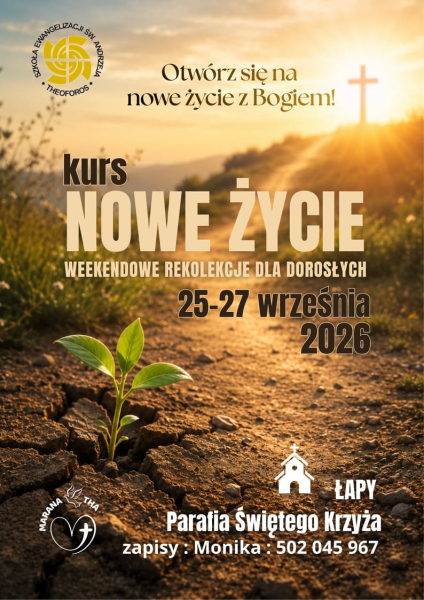 Kurs Nowe Życie - 25-27 września 2026